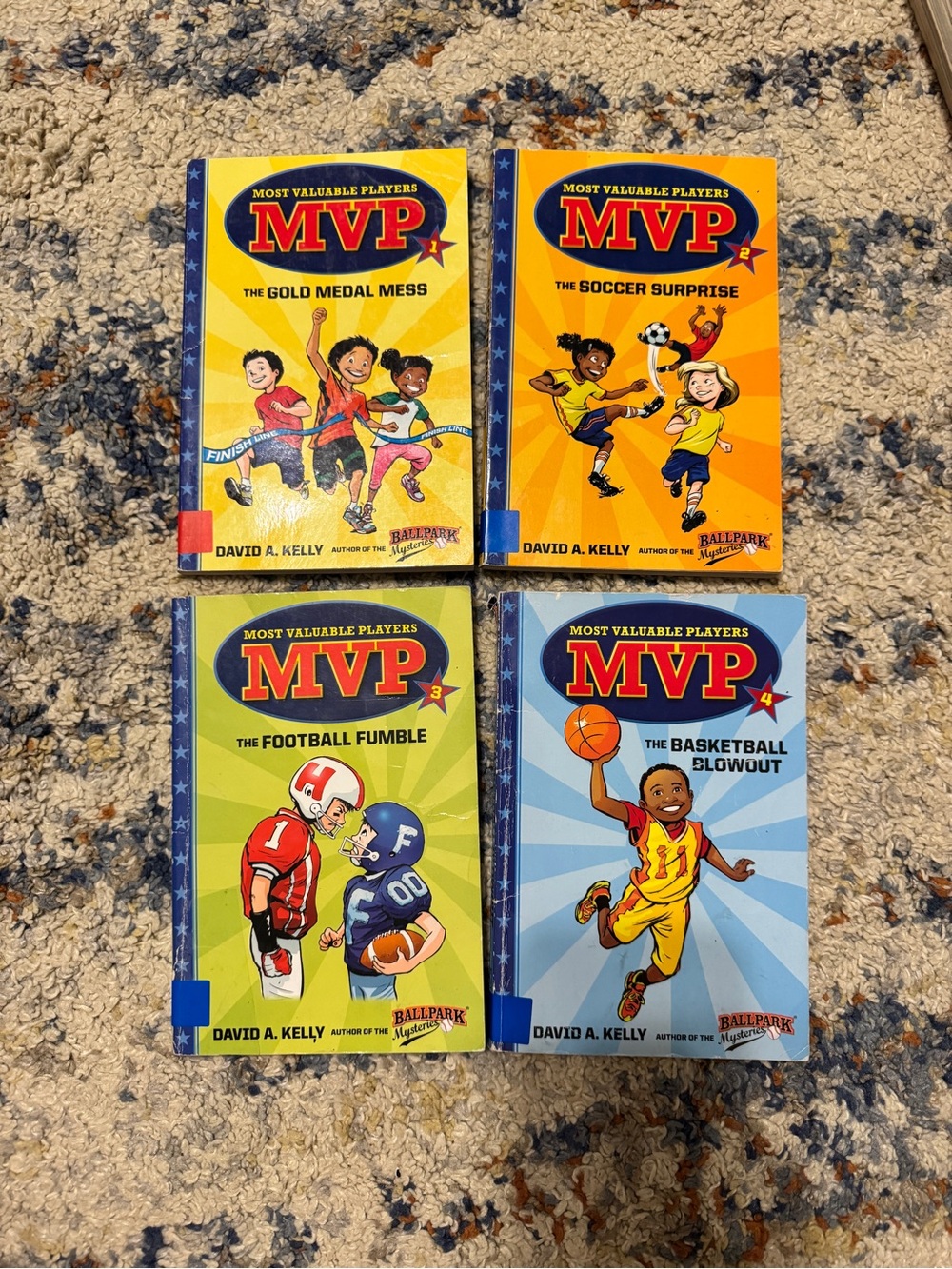 MVP Children's Book Set - Yellow/Blue Covers by